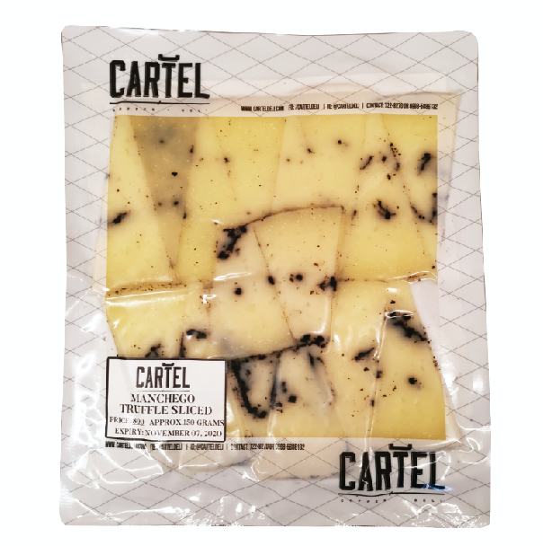 Manchego Truffle Sliced